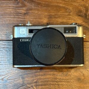 Yashica Black and Silver Film Camera